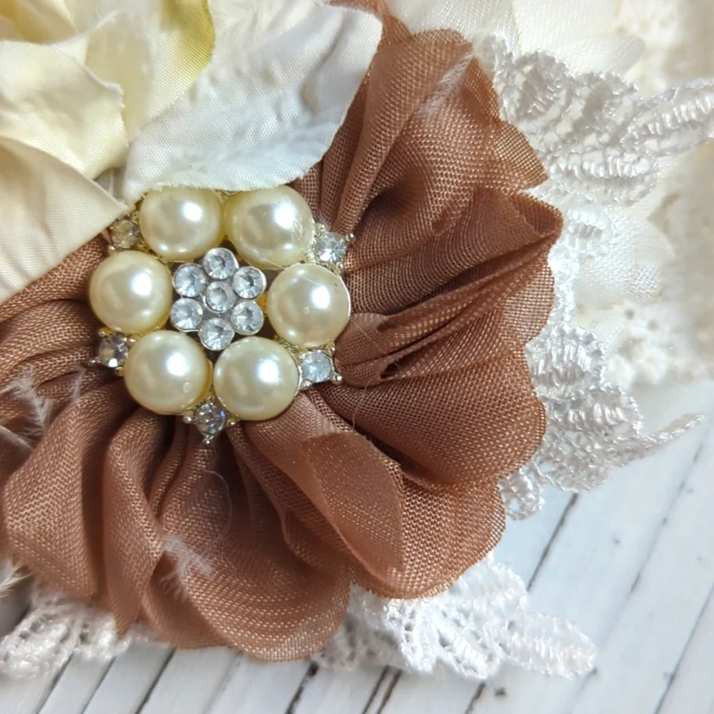Decorative Floral & Lace Baby Headband